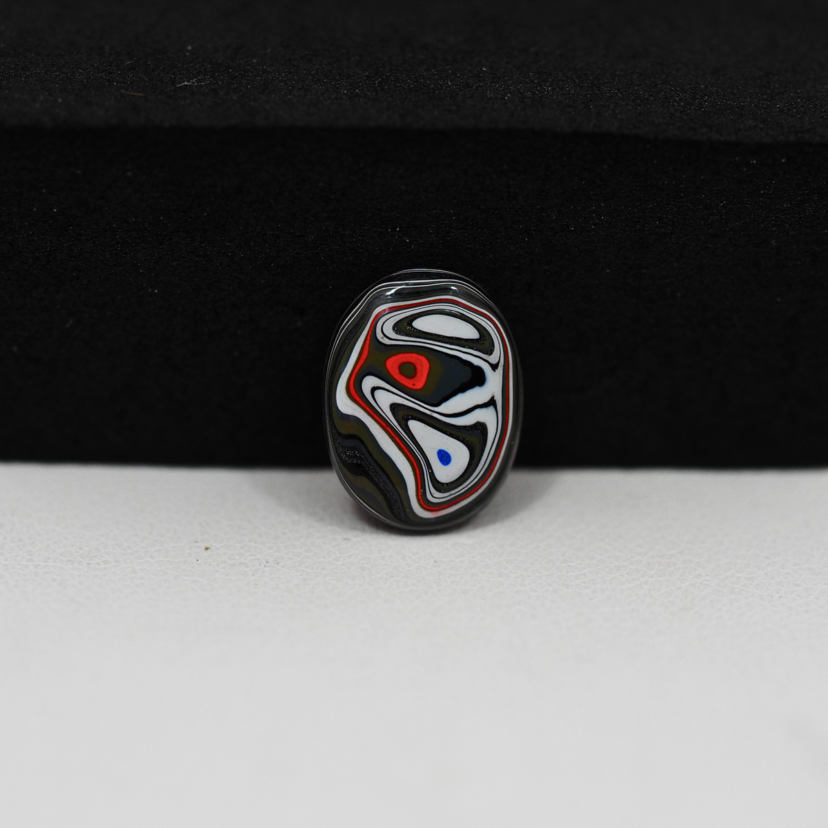 Fordite Agate Cabochon 13x8mm 1.5ct Oval