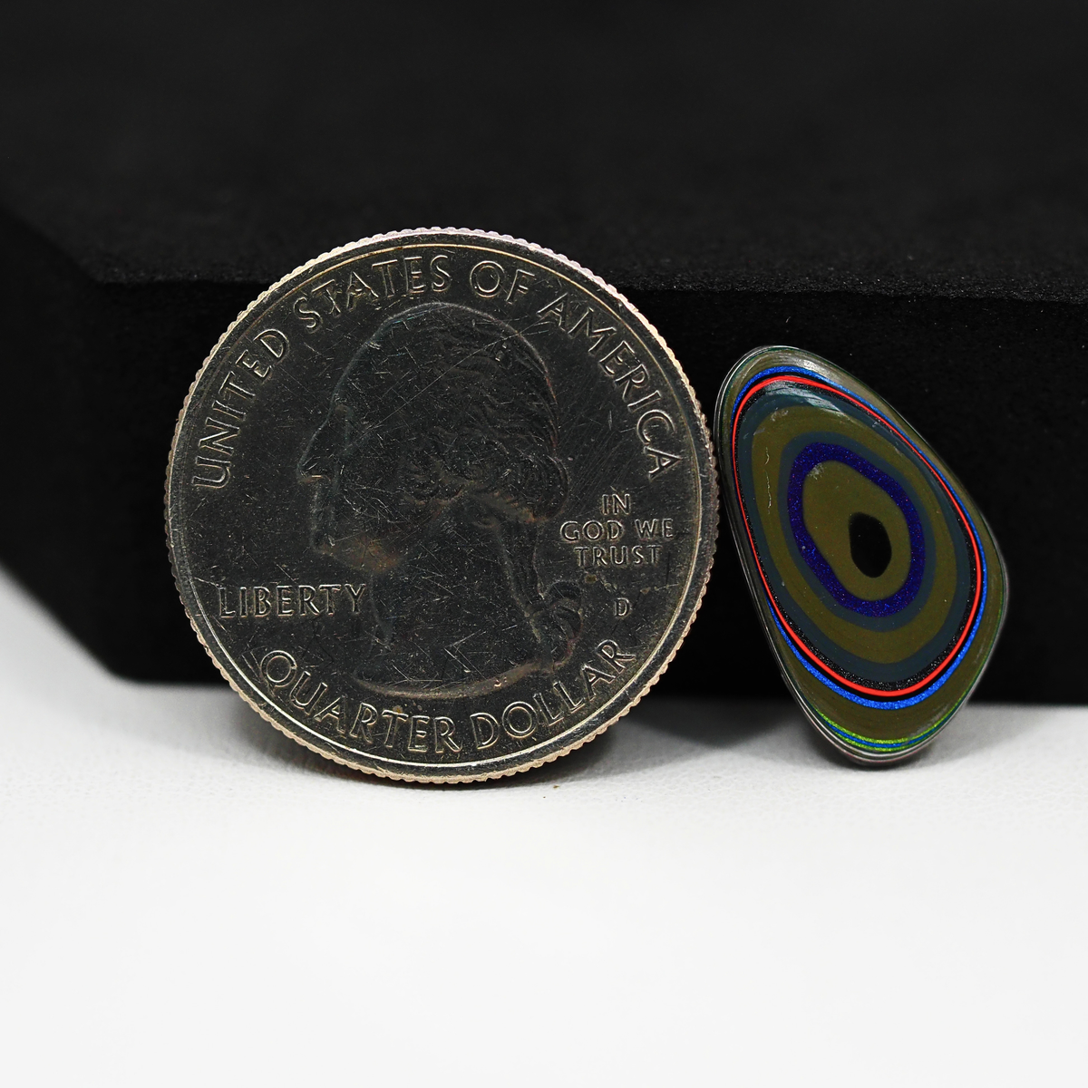 Fordite Agate Cabochon 18x11mm 1.5ct Freeform