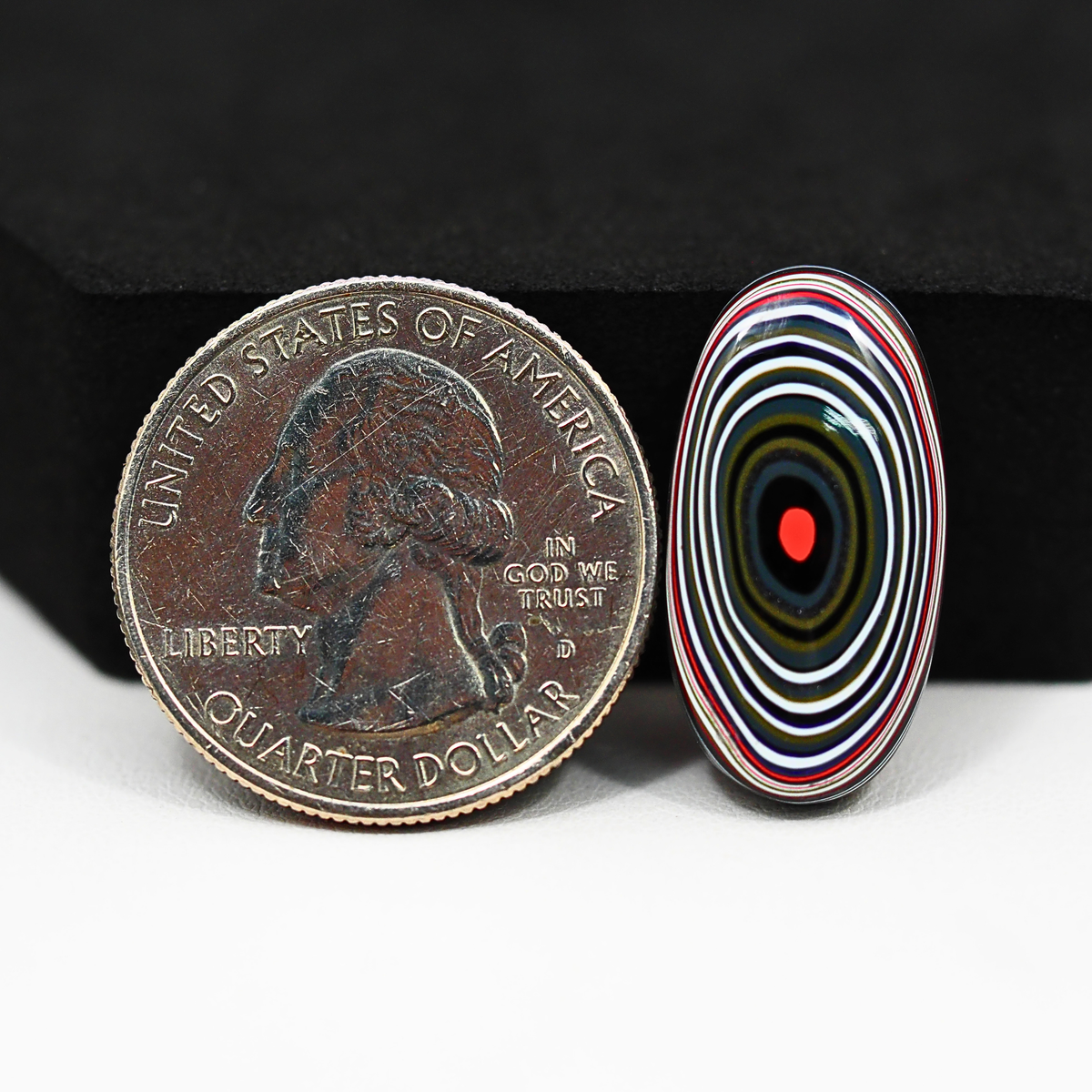Fordite Agate Cabochon 23x12mm 6ct Oval