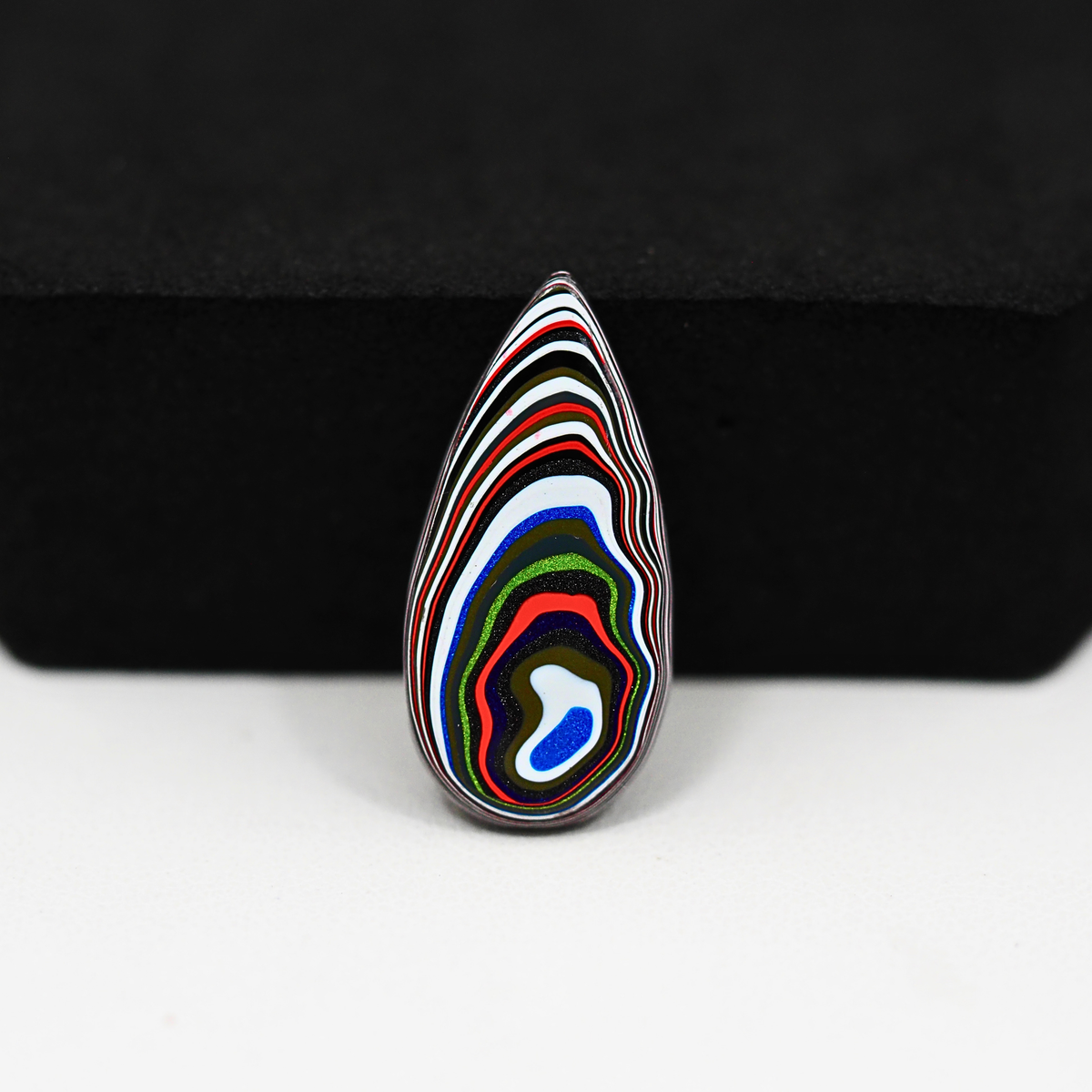 Fordite Agate Cabochon 23x11mm 2.5ct Freeform