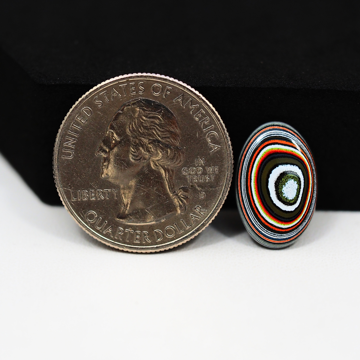 Fordite Agate Cabochon 17x11mm 2.5ct Oval