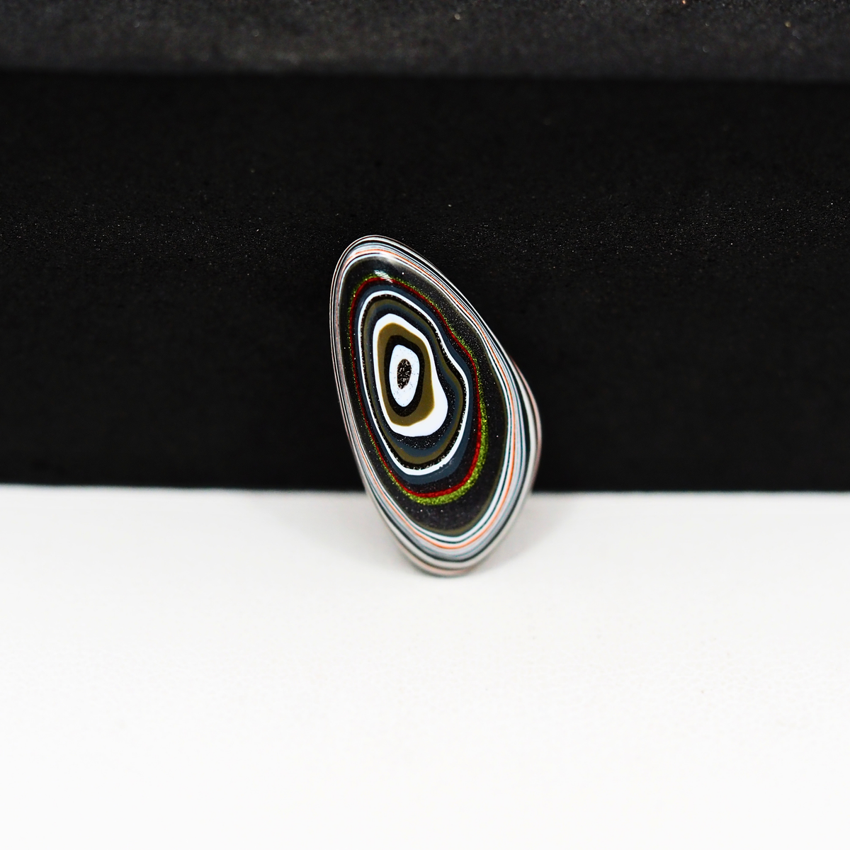 Fordite Agate Cabochon 20x10mm 2ct Freeform