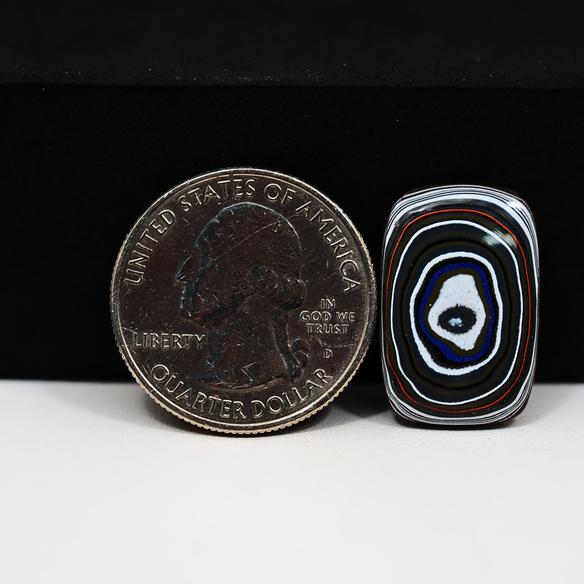 Fordite Agate Cabochon 22x14mm 5ct Rectangle