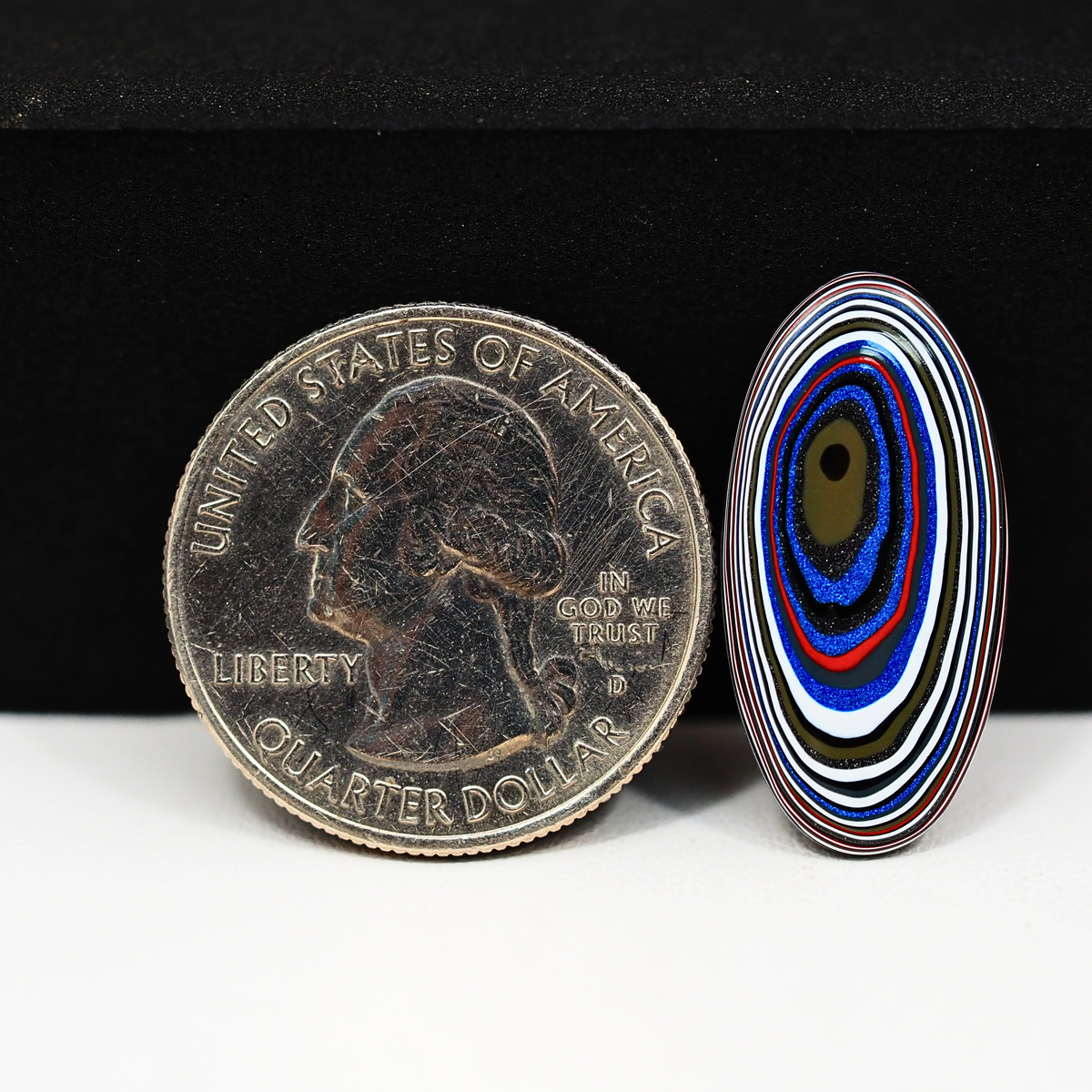 Fordite Agate Cabochon 25x12mm 3ct Oval