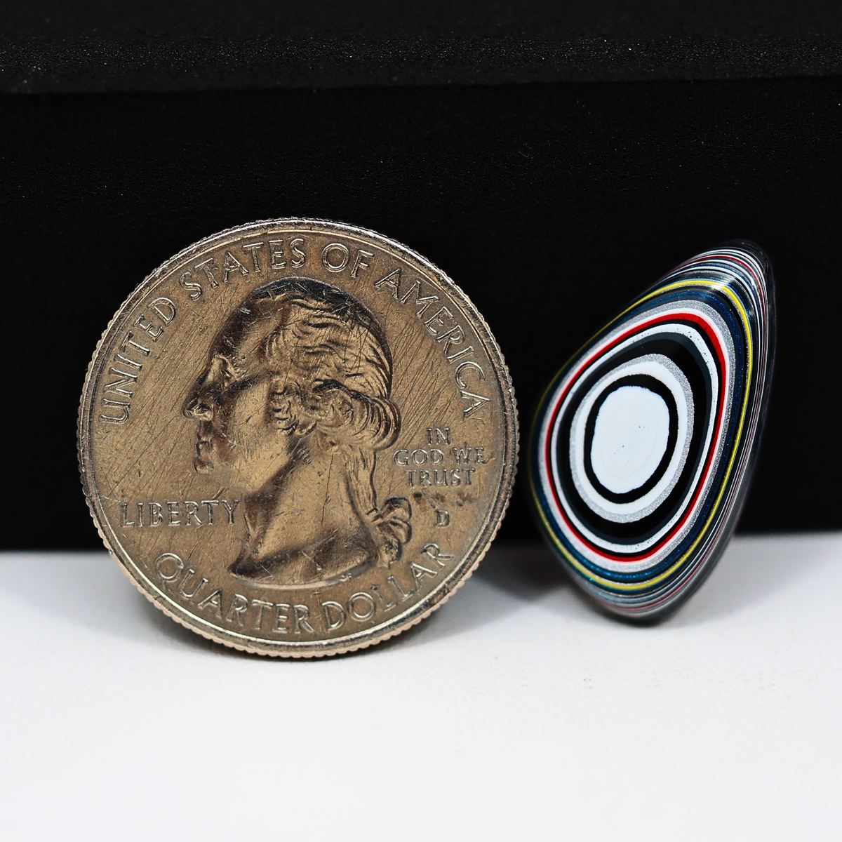 Fordite Agate Cabochon 20x13mm 4ct Freeform