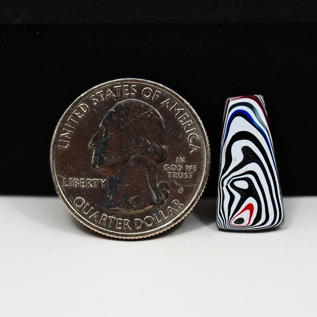 Fordite Agate Cabochon 20x10mm 2.5ct Freeform
