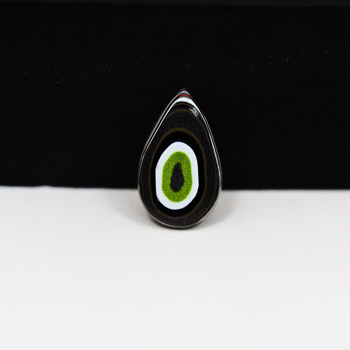 Fordite Agate Cabochon 18x8mm 1.5ct Pear