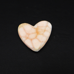 Natural Pink Natrolite (Thomsonite) Heart Cabochon 23x24x6mm 20ct - view 3 - Pedra Gems