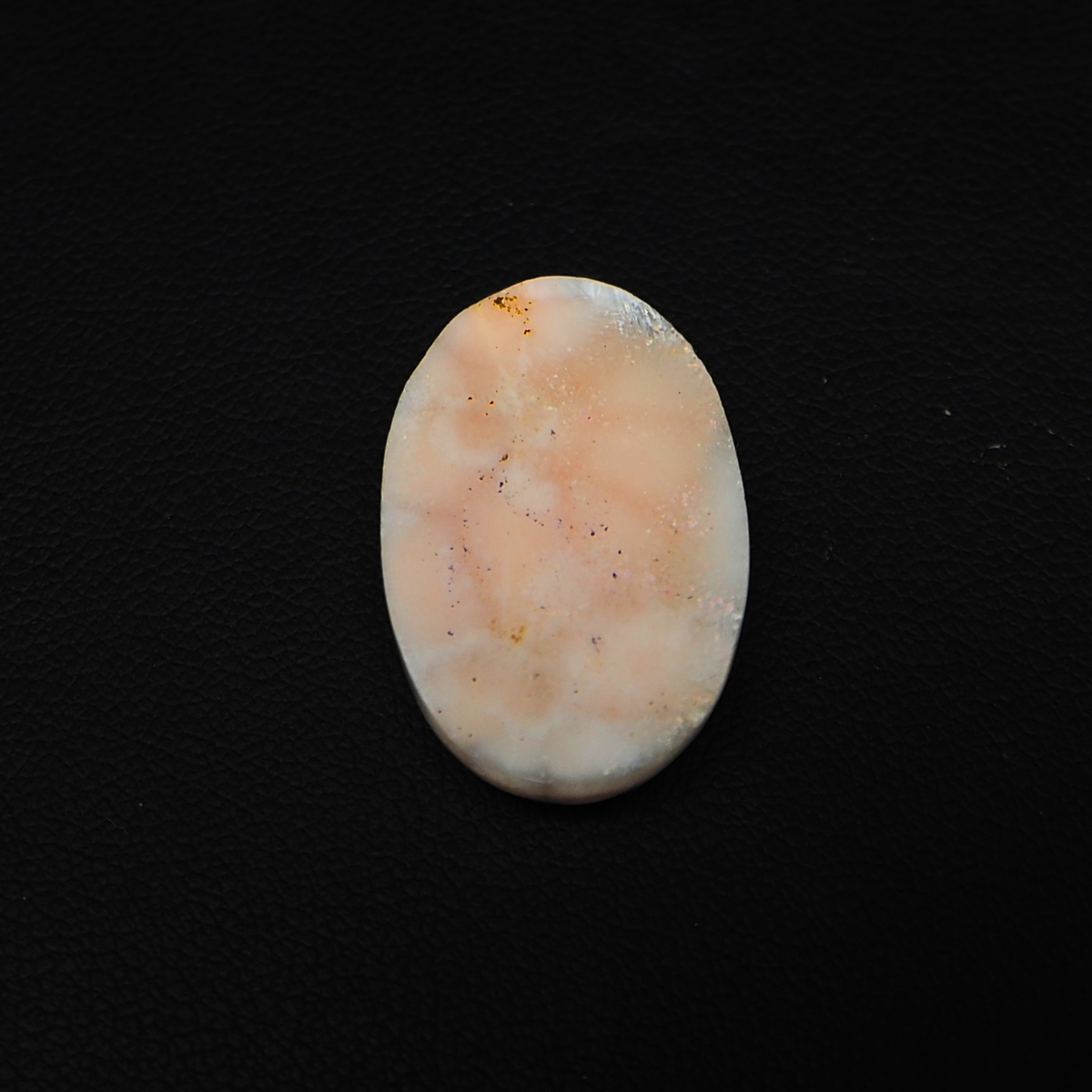 Natural Pink Natrolite (Thomsonite) Oval Cabochon 24x16x5mm 14ct - view 3 - Pedra Gems