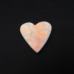 Natural Pink Natrolite (Thomsonite) Heart Cabochon 19x18x4mm 7.5ct - view 3 - Pedra Gems