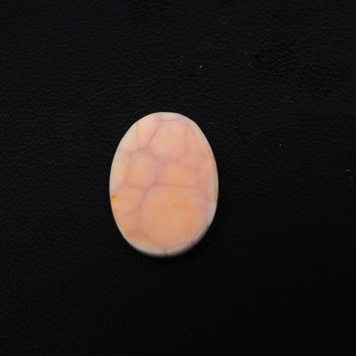 Natural Pink Natrolite (Thomsonite) Oval Cabochon 17x12x5mm 6ct - view 3 - Pedra Gems