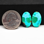 Mohave Buffalo composite pair 20x12x3mm 13ct oval cabochon Kingman - photo 1