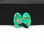 Mohave Buffalo composite pair 19x10x3mm 11ct oval cabochon Kingman - photo 3