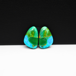 Mohave Buffalo composite pair 15x10x3mm 8ct freeform cabochon Kingman - photo 2