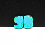 Mohave Buffalo composite pair 15x10x3mm 8.5ct cushion cabochon Kingman - photo 2