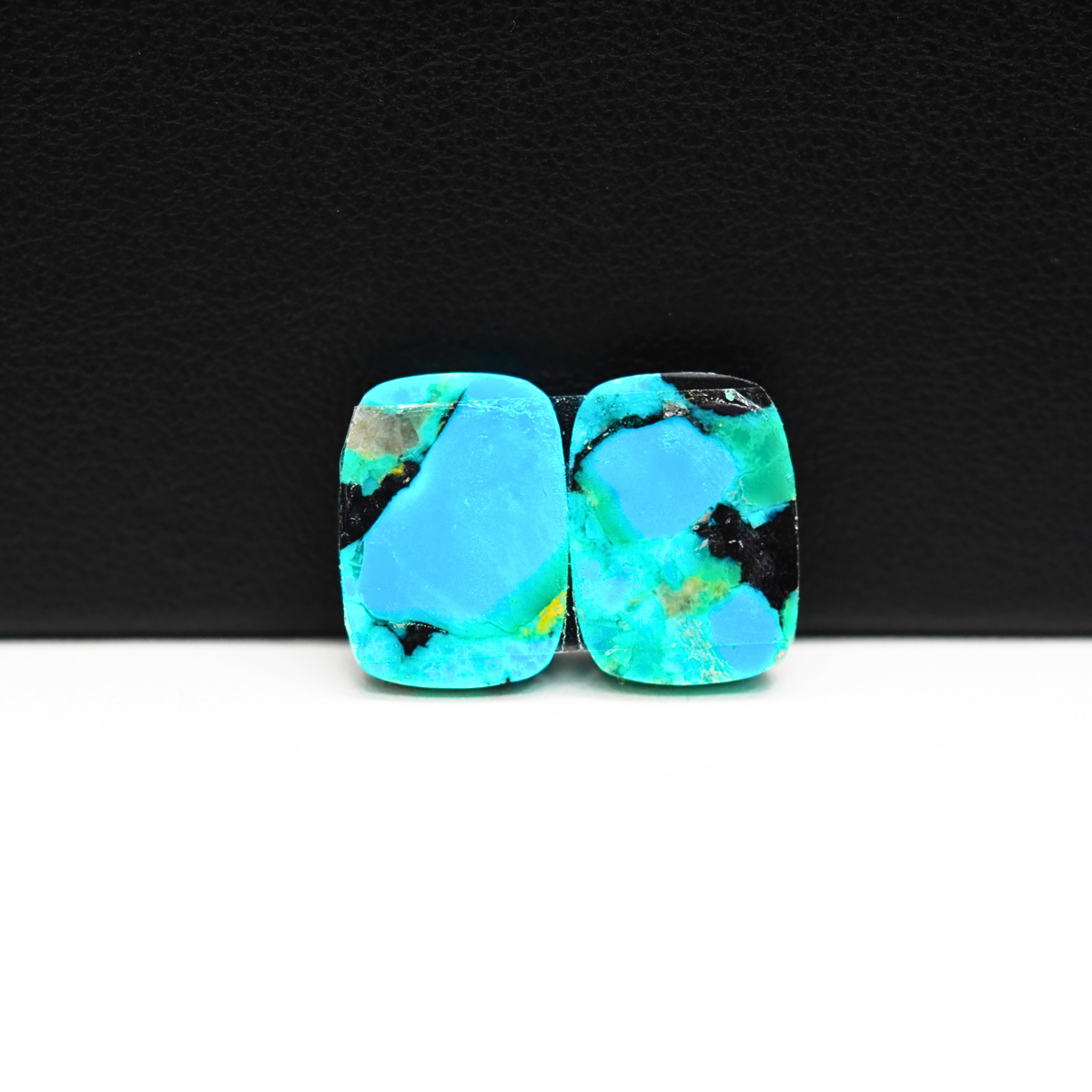Mohave Buffalo composite pair 15x10x3mm 8.5ct cushion cabochon Kingman - photo 3