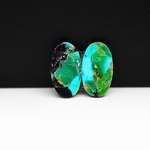 Mohave Buffalo composite pair 18x10x3mm 9.5ct oval cabochon Kingman - photo 3