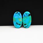 Mohave Buffalo composite pair 20x11x3mm 10ct oval cabochon Kingman - photo 2