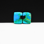 Mohave Buffalo composite pair 14x11x3mm 10.5ct cushion cabochon Kingman - photo 2