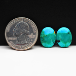 Mohave Buffalo composite pair 15x12x3mm 9.5ct oval cabochon Kingman - photo 1
