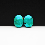 Mohave Buffalo composite pair 15x12x3mm 9.5ct oval cabochon Kingman - photo 2