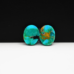 Mohave Buffalo composite pair 15x12x3mm 9.5ct oval cabochon Kingman - photo 3