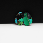 Mohave Buffalo composite pair 15x10x3mm 8ct freeform cabochon Kingman - photo 3