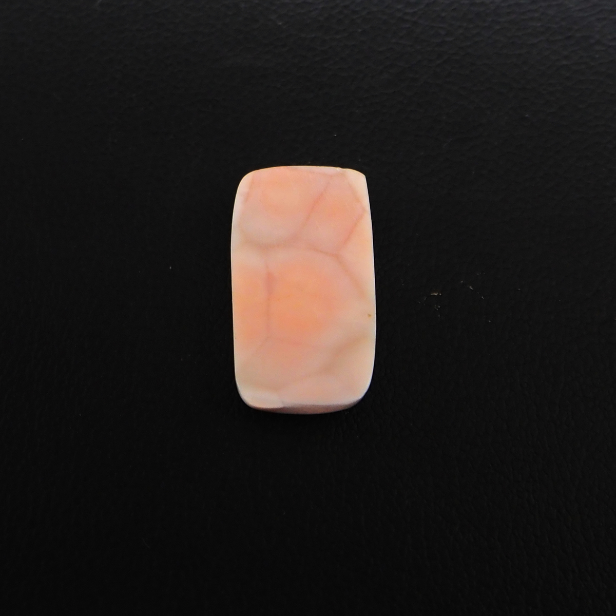 Natural Pink Natrolite (Thomsonite) Cushion Cabochon 18x10x4mm 5ct - view 3 - Pedra Gems