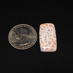 Natural Pink Natrolite (Thomsonite) Cushion Cabochon 26x14x4mm 12ct - view 1 - Pedra Gems