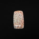 Natural Pink Natrolite (Thomsonite) Cushion Cabochon 26x14x4mm 12ct - view 2 - Pedra Gems