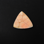 Natural Pink Natrolite (Thomsonite) Trillion Cabochon 19x19x4mm 9ct - view 3 - Pedra Gems