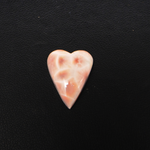 Natural Pink Natrolite (Thomsonite) Heart Cabochon 20x15x4mm 8.5ct - view 2 - Pedra Gems