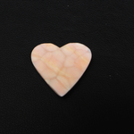 Natural Pink Natrolite (Thomsonite) Heart Cabochon 21x19x5mm 11.5ct - view 3 - Pedra Gems