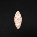 Natural Pink Natrolite (Thomsonite) Marquise Cabochon 32x12x5mm 11.5ct - view 2 - Pedra Gems