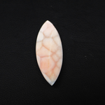Natural Pink Natrolite (Thomsonite) Marquise Cabochon 32x12x5mm 11.5ct - view 3 - Pedra Gems