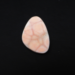 Natural Pink Natrolite (Thomsonite) Freeform Cabochon 26x17x4mm 11.5ct - view 3 - Pedra Gems