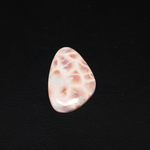 Natural Pink Natrolite (Thomsonite) Freeform Cabochon 26x17x4mm 11.5ct - view 2 - Pedra Gems