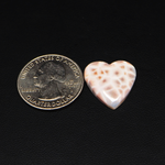 Natural Pink Natrolite (Thomsonite) Heart Cabochon 20x19x4mm 9.5ct - view 1 - Pedra Gems